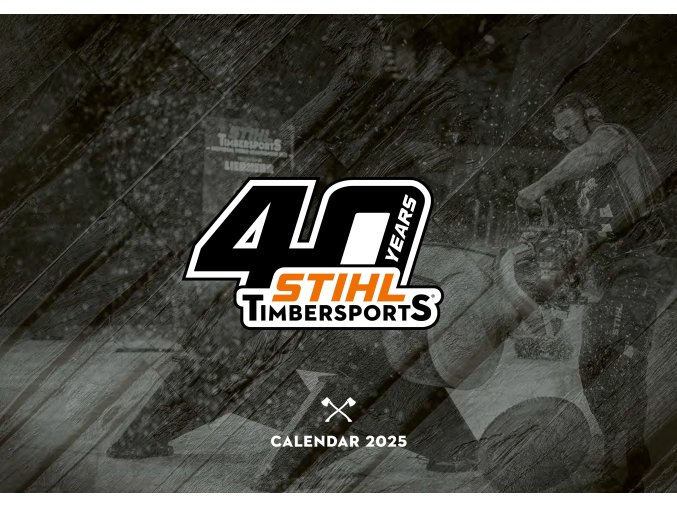 STIHL Kalendář nástěnný Timbersports 2025