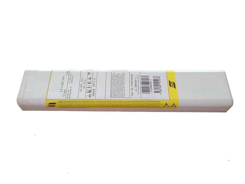 OK 68.81= 2,5 x 300 1/4 VP (kar.4,2kg / 204ks=1bal./34ks) elektrody nerezové PLOTY Sklad9 10-300