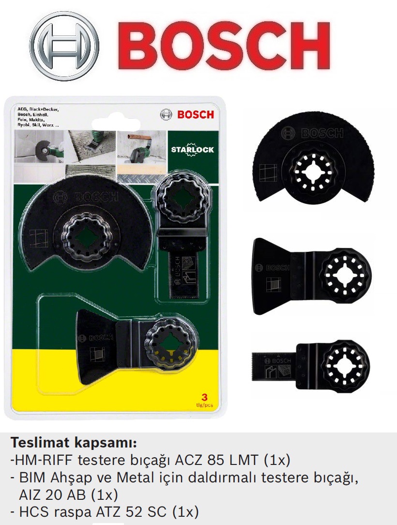 Bosch STARLOCK Sada pro obkladače 2607017324