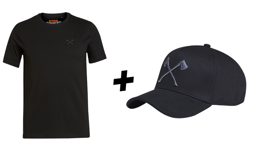 Dárková sada oblečení AXE - tričko SMALL AXE+ kšiltovka AXE BLACK PLOTY Sklad9 10-305