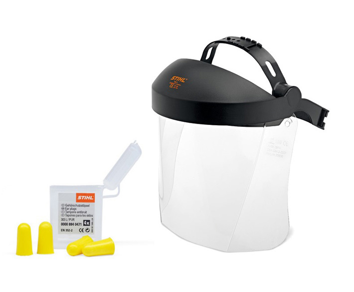 STIHL Ochrana obličeje s plastovým štítem PLOTY Sklad9 10-300