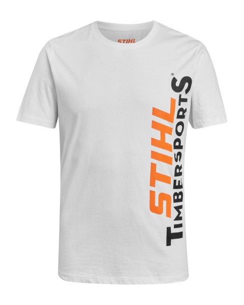 Tričko STS LOGO VERTICAL STIHL Barva: Bílá, Velikost: XXL