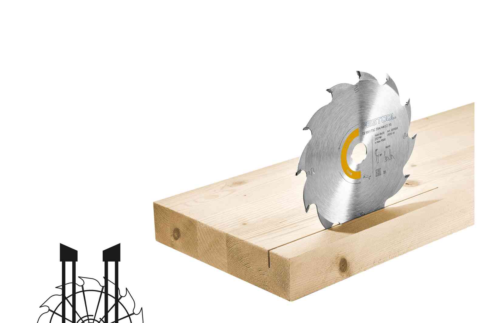 Pilový kotouč WOOD Universal HW 160x1,8x20 W28 PLOTY Sklad9 10-300