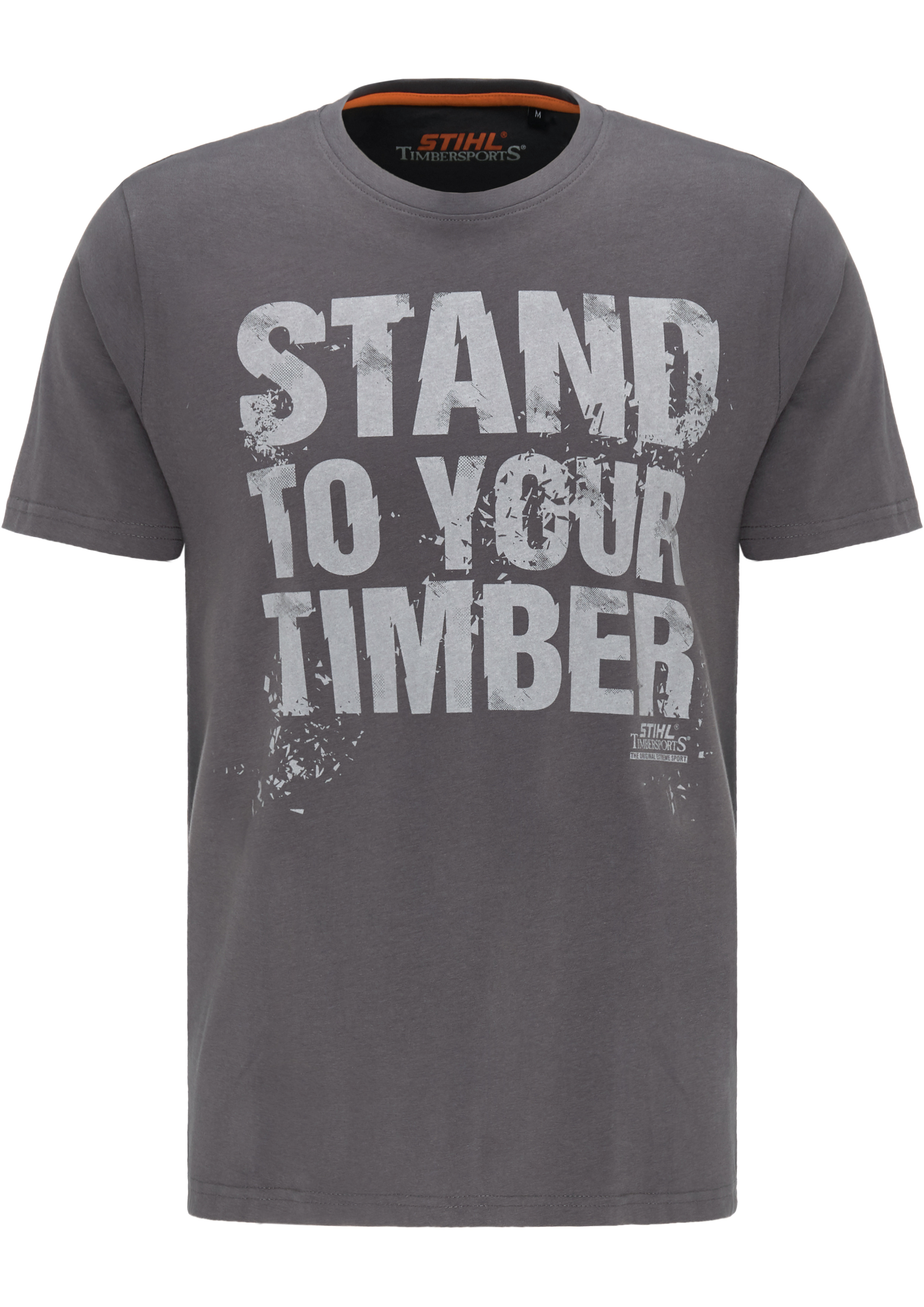 Tričko STAND YOUR TIMBER šedé Barva: Bílá, Velikost: S PLOTY Sklad9 10-300