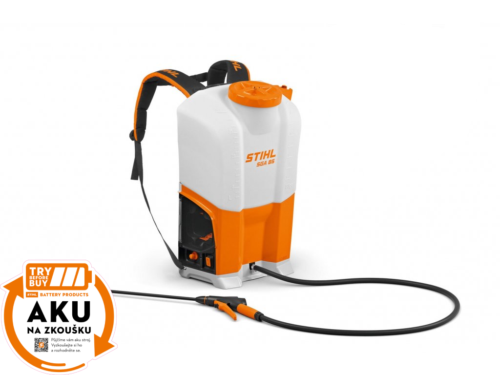 AKUMULÁTOROVÝ ZÁDOVÝ POSTŘIKOVAČ STIHL SGA 85 na půjčení