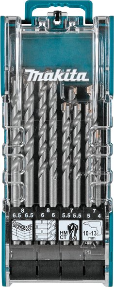 Makita sada vrtáků do betonu 4-8 mm 12 ks, D-73483