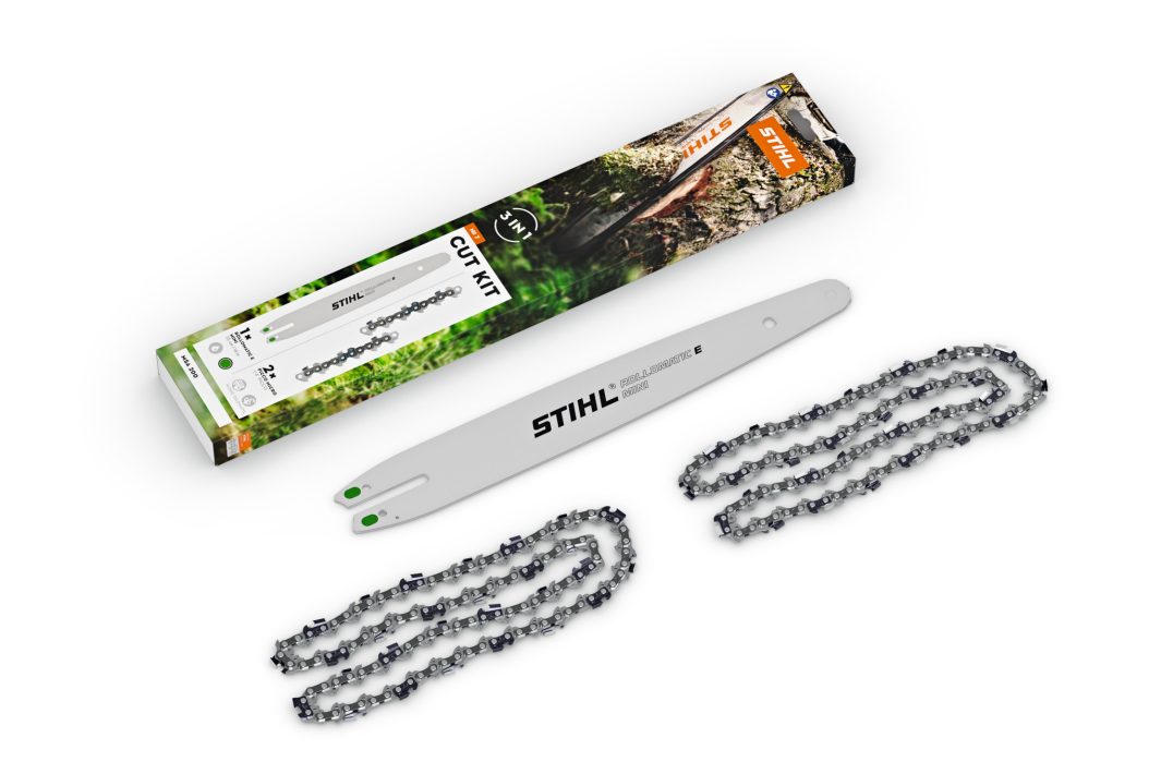 STIHL CUT KIT 7: Sada vodící lišty a pilových řetězů pro MSA 200