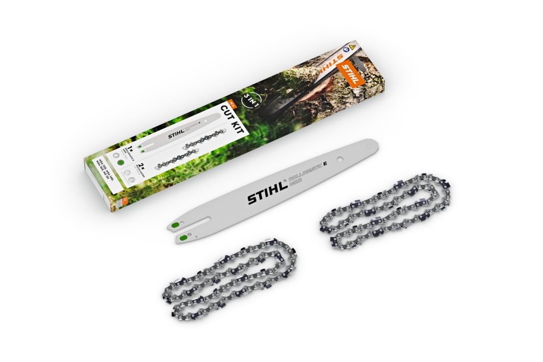 STIHL CUT KIT 6: Sada vodící lišty a pilových řetězů pro MSA 60, MSA 70, MSA 120, MSA 140, MSA 160, MS 151 a všech akumulátorových vyvětvovacích pil