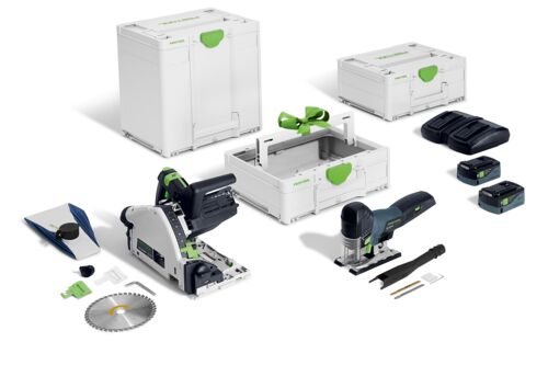 FESTOOL TSC 55 K/PSC 420/TB M 137 Akumulátorová sada Combo pro řezání 578023