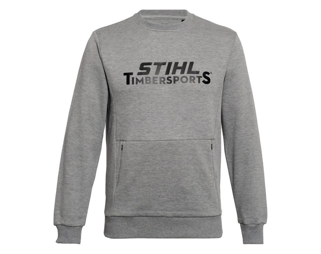 STIHL Mikina LOGO TIMBERSPORTS šedá Velikost: XL PLOTY Sklad9 10-300