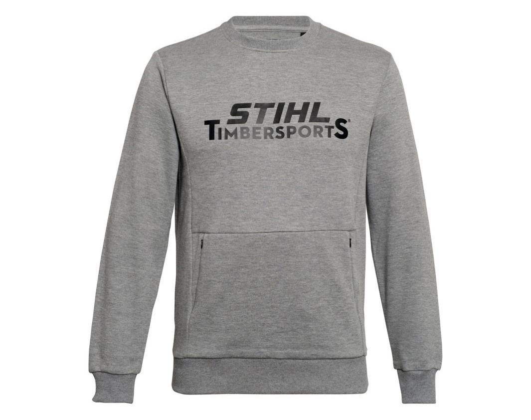 STIHL Mikina LOGO TIMBERSPORTS šedá Velikost: XXL