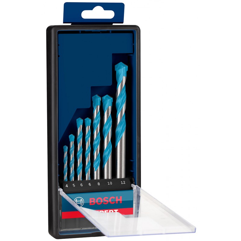 BOSCH 7dílná sada vrtáků EXPERT MultiConstruction CYL-9, 4/5/6/6/8/10/12 mm 2608900647 PLOTY Sklad9 10-300
