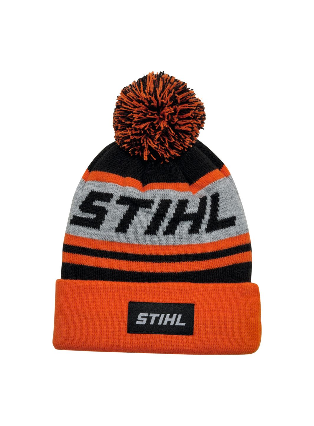 STIHL Čapka dětská KIDS POMPON24 černá/oranžová PLOTY Sklad9 10-300