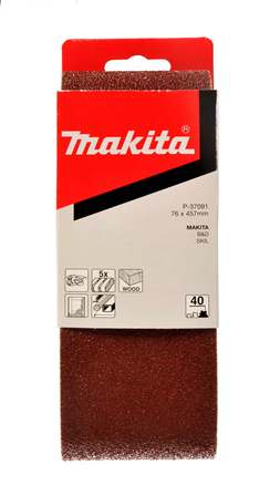 Makita P-37166 Brus.pásy 457x76, 3ks K40/80/120 PLOTY a NÁŘADÍ Sklad9 0