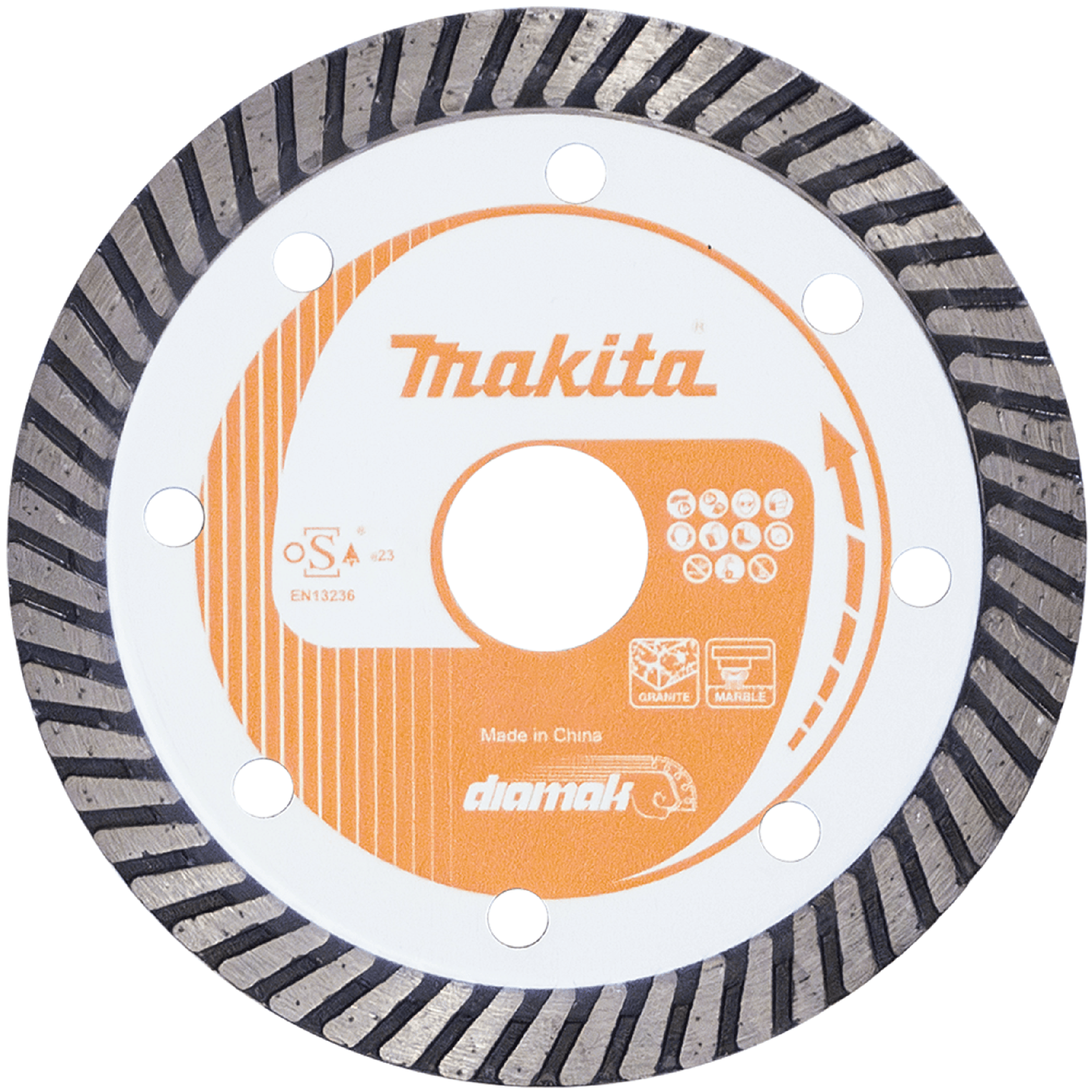 Makita diamantový řezný kotouč TURBO DIAMAK kotouč průměr: 230 x 22 PLOTY a NÁŘADÍ S9 0