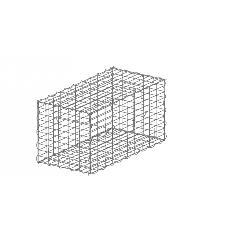 Gabionový koš - 50x50x100 cm, velikost oka 10x5 cm PLOTY A NÁŘADÍ Sklad9 0