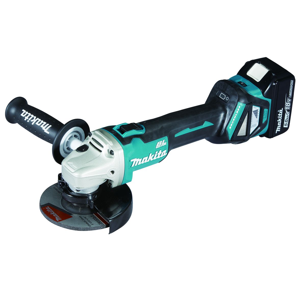 Makita DGA511RFJ aku úhlová bruska 125 mm PLOTY Sklad9 10-3021
