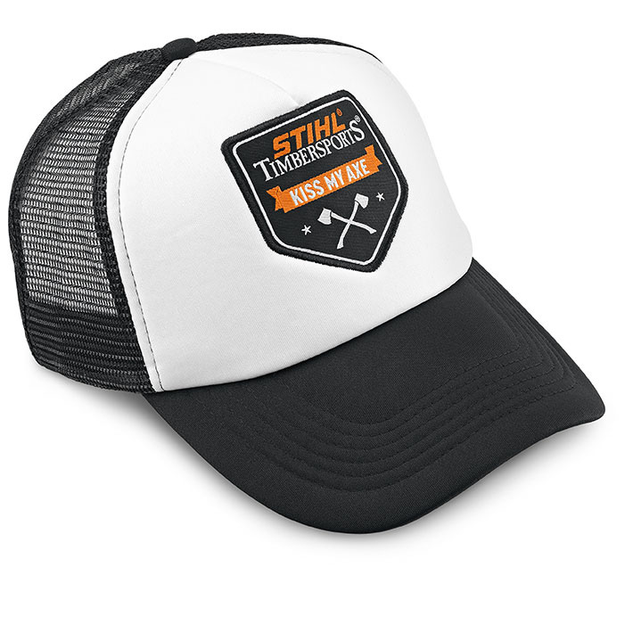 Kšiltovka Trucker "Kiss My Axe" STIHL PLOTY Sklad9 10-300