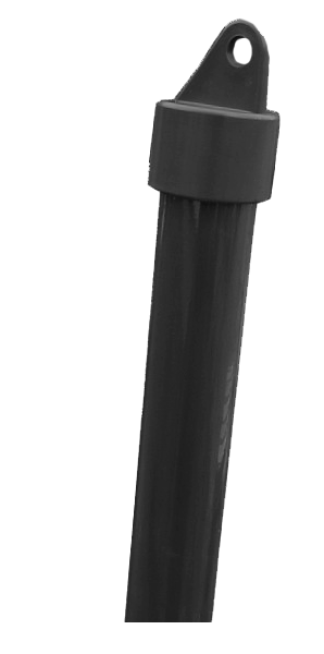 Vzpěra antracit , průměr 38 mm, výška 200 cm PLOTY Sklad9 10-300