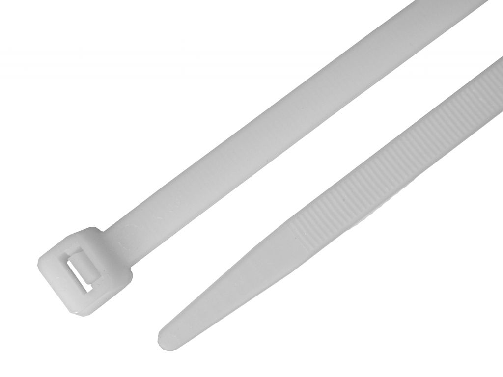 Plastové pásky vázací a stahovací bílé 3,6x200 mm - 50 ks PLOTY Sklad9 10-300