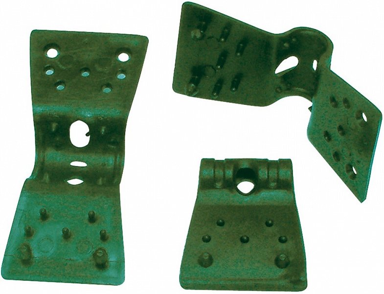 Úchyt na stínící sítě CLIPS 3,5 cm, zelený PLOTY Sklad9 10-300