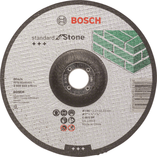 Bosch Dělicí kotouč rovný Standard for Stone kotouč průměr: 125 x, kotouč síla: 3,0 PLOTY Sklad9 10-300