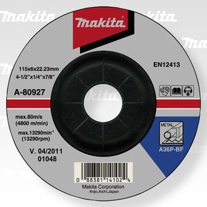 Brusný kotouč - ocel kotouč průměr: 115 x 6 x 22 PLOTY Sklad9 10-300