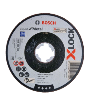 Bosch Brusný kotouč ocel X-LOCK Expert for Metal kotouč průměr: 115 x 6 x 22 PLOTY Sklad9 10-300