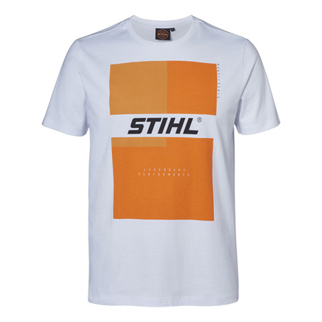 STIHL Pánské tričko bílé Velikost: S PLOTY Sklad9 10-300