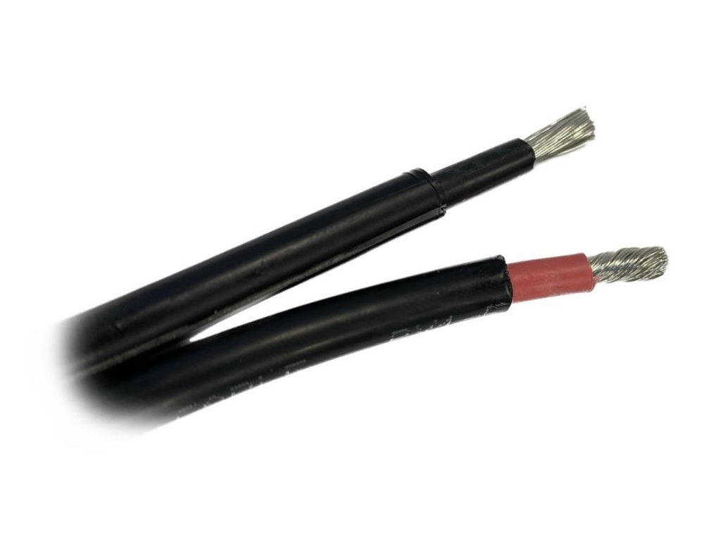 XtendLan SC6-1M-2C solární kabel 1500V/32A, 1m (průřez 2x 6mm)