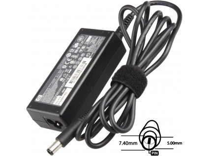 Napájecí adaptér 65W 18,5V, 7.4x5.0, originál HP