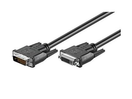 PremiumCord DVI-D prodluž. kabel, dual-link (24+1),MF, 2m