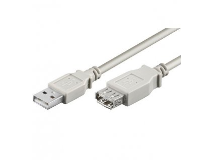 PremiumCord kupaa02bk Kabel USB2.0 A-A 20cm prodlužovací (A-M/A-F)