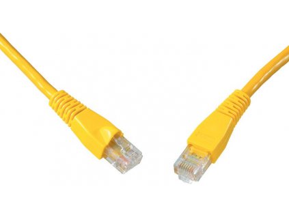 SOLARIX patch kabel CAT6 UTP PVC 5m žlutý snag proof