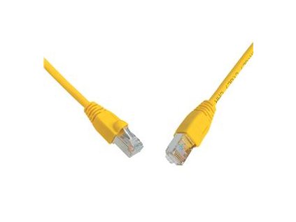 SOLARIX patch kabel CAT6 SFTP PVC 0,5m žlutý