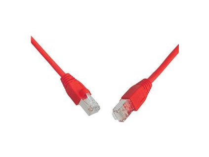 SOLARIX patch kabel CAT6 SFTP PVC 2m červený