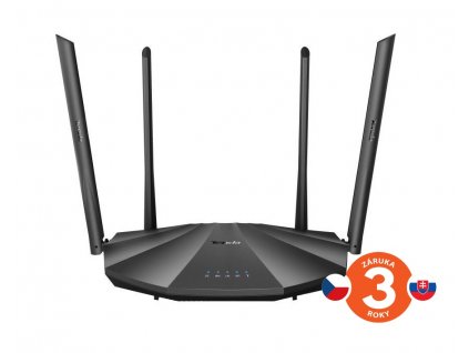 Tenda AC19 WiFi AC Router 2100Mb/s, 1x GWAN, 4x GLAN, 1x USB,VPN, IPv6,4x6dBi,4x4 MU-MIMO, CZ AC2100