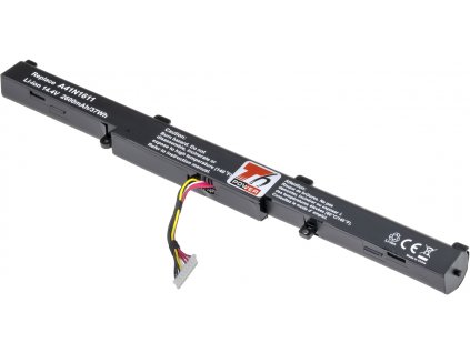 Baterie T6 Power Asus GL752, N552, N752, FX553, G553, GL553, 2600mAh, 37Wh, 4cell, Li-ion