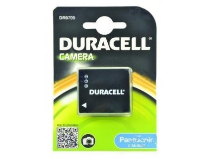 DURACELL Baterie - DR9709 pro Panasonic DMC-FS1, černá, 1050 mAh, 3.7V