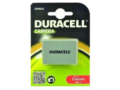 DURACELL Baterie - DR9933 pro Canon NB-7L, šedá, 1000 mAh, 7.4V