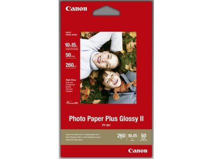 Canon fotopapír PP-201 - 10x15cm (4x6inch) - 265g/m2 - 50 listů - lesklý