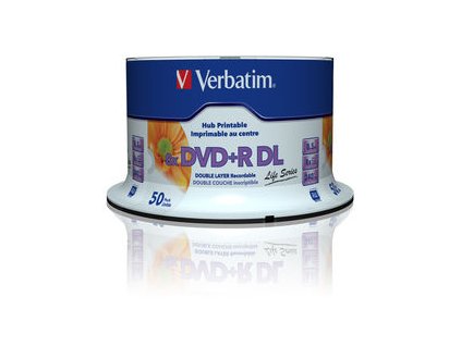 VERBATIM DVD+R DL (8xPrintable, 8,5GB), 50 cake
