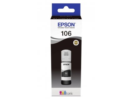 Epson inkoustová náplň/ C13T00R140/ 106 EcoTank/ L7160/ L7180/ Photo black