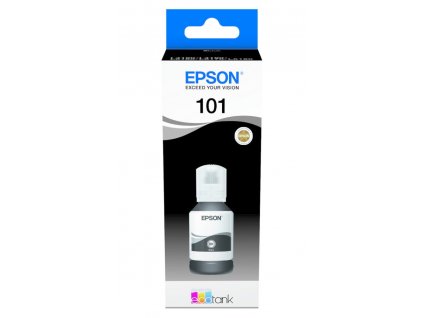 EPSON EcoTank bottle 101, C13T03V14A, černá (black), 127 ml