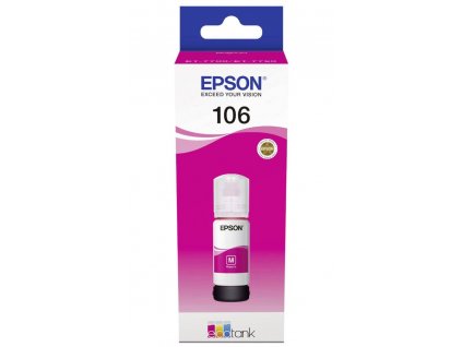 Epson inkoustová náplň/ C13T00R340/ 106 EcoTank/ L7160/ L7180/ Magenta