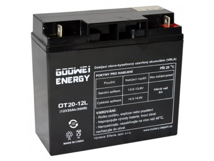 GOOWEI ENERGY Pb záložní akumulátor VRLA GEL 12V/20Ah (OTL20-12)