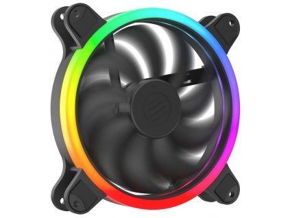 SilentiumPC ventilátor Corona HP EVO ARGB 140 / 140mm fan / ARGB LED / ultratichý