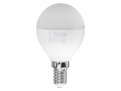 Tesla LED žárovka miniglobe BULB E14/8W/230V/900lm/25 000h/4000K denní bílá/220st