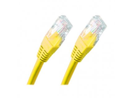 XtendLan Patch kabel Cat 5e UTP 5m - žlutý