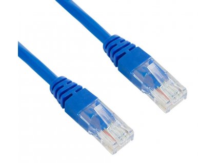 XtendLan Patch kabel Cat 5e UTP 0,5m - modrý